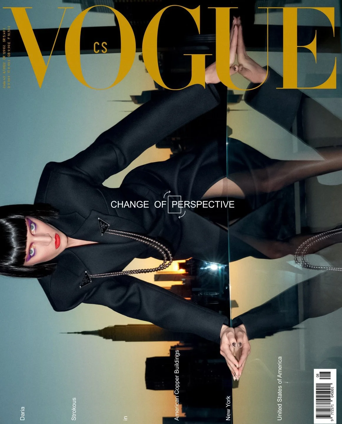 Daria Strokous Is Max Manhattan Glam in Vogue Czech — Anne